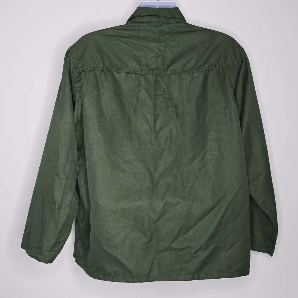 Sweet-Orr Green Full Zip Utility‎ Work Jacket Vintage Acid Repellent Sz 122 L/XL